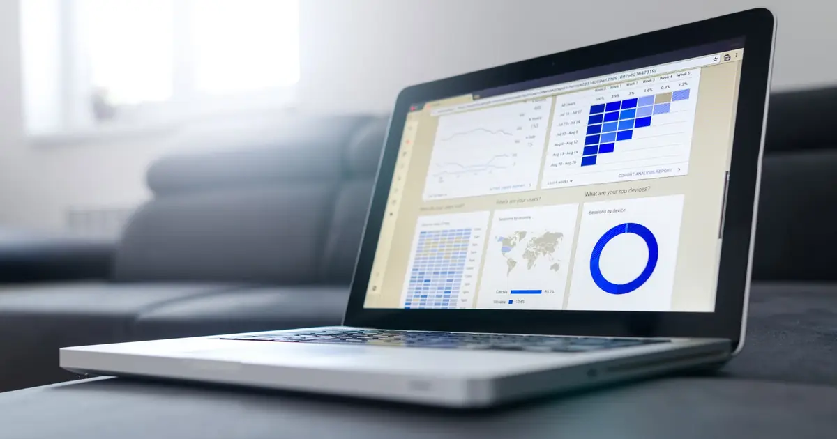 Web analytics property being configured to track organic search performance