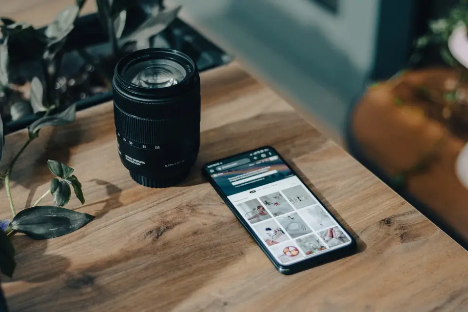 Visual search being performed with a phone camera