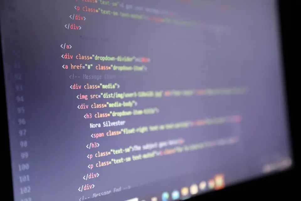 Rendered HTML markup on screen, the DOM a crawler finally sees