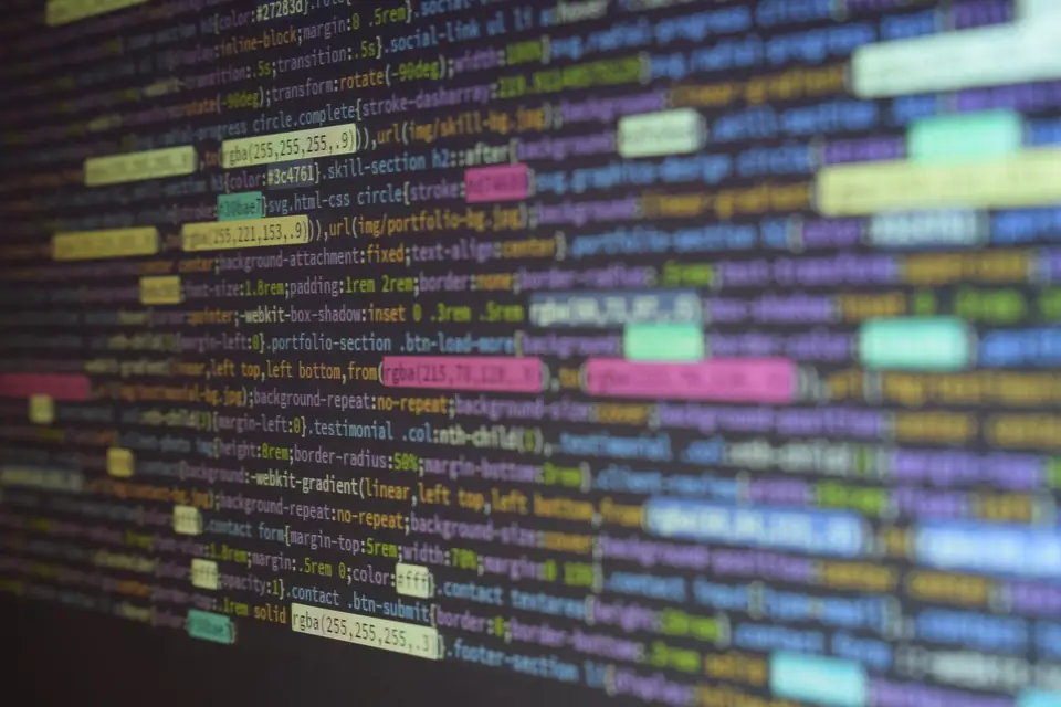 JSON-LD structured data code displayed in a developer editor
